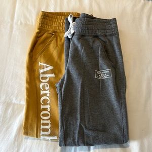 Abercrombie & Fitch Straight Leg Sweats